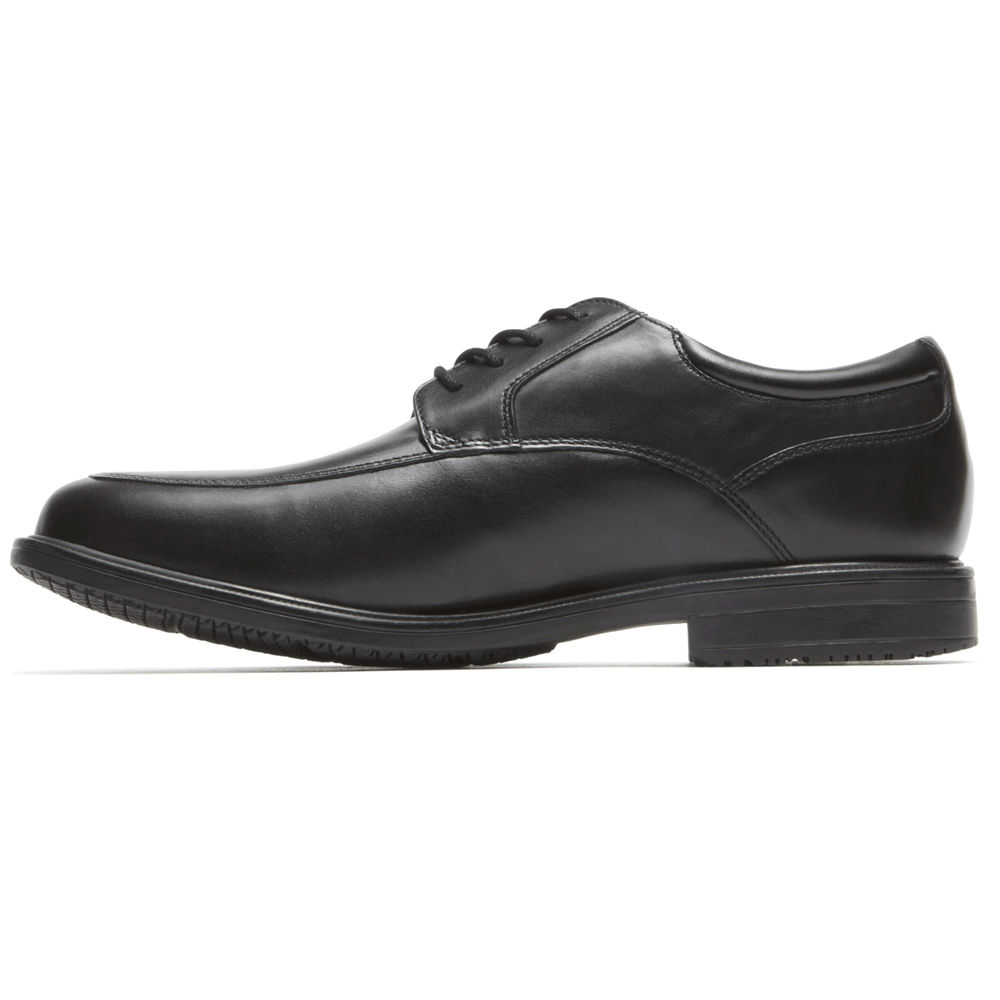 Rockport Singapore Mens Dress Shoes - Essential Details II Apron Toe Black - JV1702398